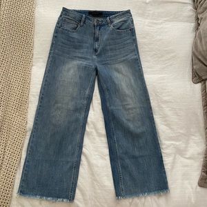 || Risen || Wide Leg Cropped Jeans